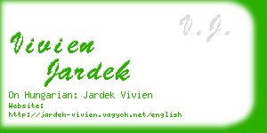 vivien jardek business card